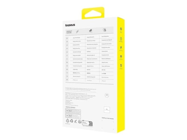 Baseus OS-Lucent, Mobilskal, Apple, iPhone 15 Plus, 17 cm (6.7"), Transparent