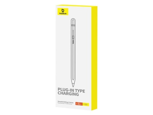 Aktiv penn Baseus Smooth Writing Series med nettlading, lyn (hvit)