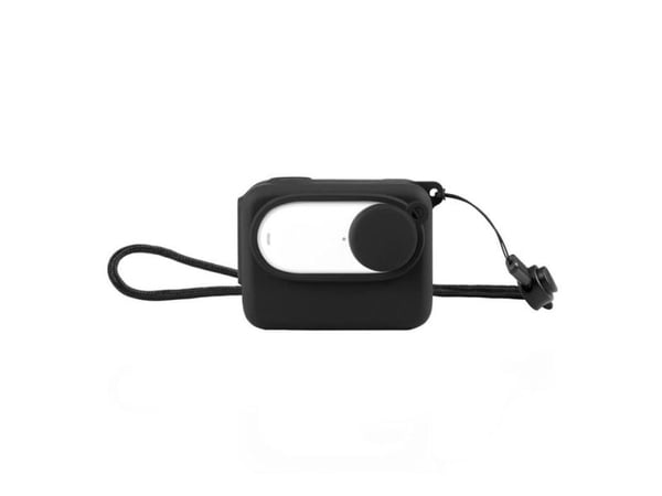 Beskyttende silikon-deksel Puluz for Insta360 GO 3 med linsehette