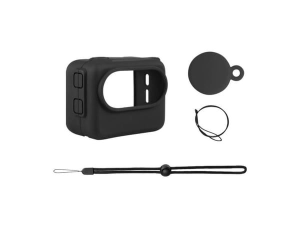 Beskyttende silikon-deksel Puluz for Insta360 GO 3 med linsehette