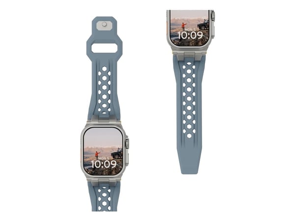 Urban Armor Gear 194158114136, Band, Smartklokke, Skyblå, Titan, Apple, Watch Series 4-6: SE 44mm, Series 7-9 45mm, Series 10 46mm, Series Ultra 1-...