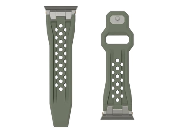 Urban Armor Gear 194158117236, Band, Smartklokke, Oliven, Titan, Apple, Watch Series 4-6: SE 44mm, Series 7-9 45mm, Series 10 46mm, Series Ultra 1-...