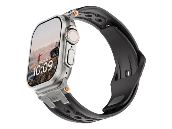 Urban Armor Gear 194158114036, Band, Smartklokke, Svart, Titan, Apple, Watch Series 4-6: SE 44mm, Series 7-9 45mm, Series 10 46mm, Series Ultra 1-2...