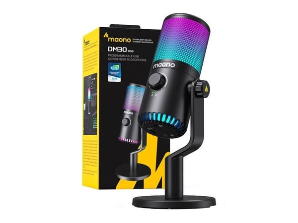 Maono gamingmikrofon Maono DM30RGB (svart)