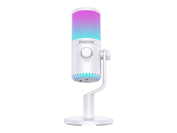 Mikrofoni Maono Microphone Gamingowy Maono DM30RGB (biały)