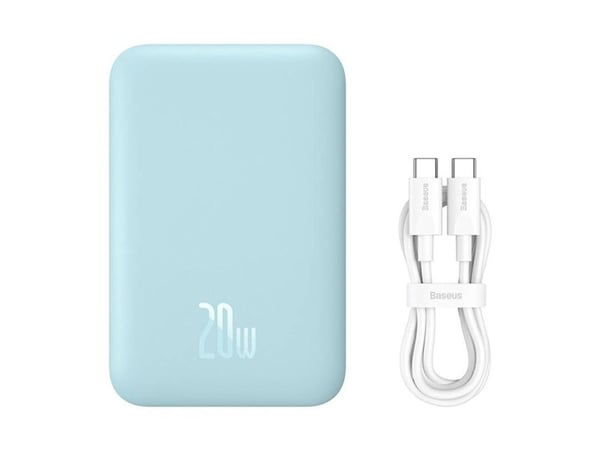 Baseus Mini Air powerbank 6000 mAh 20W PD + FQI blå P10059002313-00