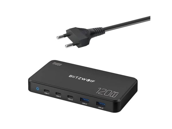 Blitzwolf nettlader BW-i100 5-i-1 120 W