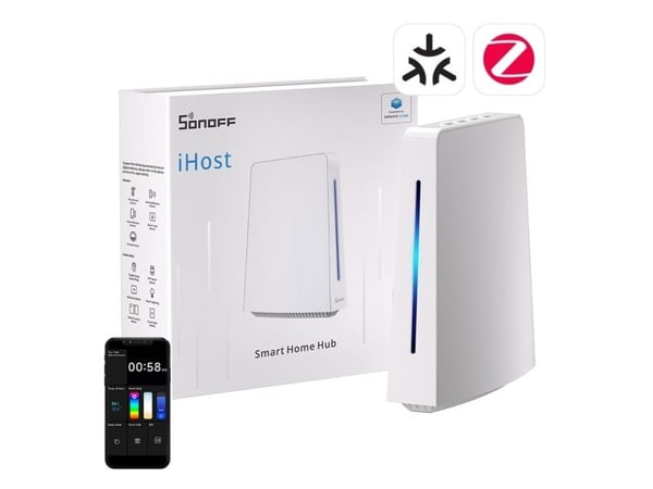 Sonoff Central Wi-Fi, ZigBee Sonoff iHost Smart Home Hub AIBridge-26, 4GB RAM-muistia