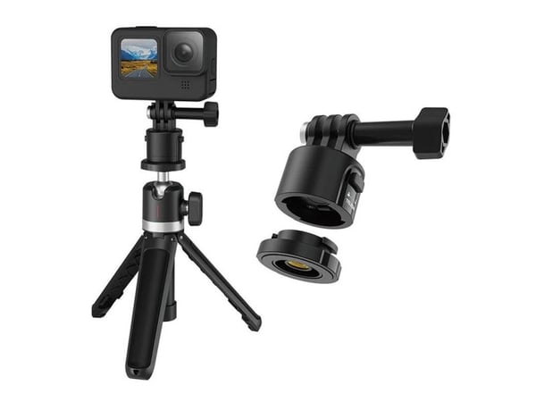 Telesin magnetisk hurtiglader til GoPro Hero 12/11/10/9/8/7/6/5/4/3+ 3 Max / Cqm-001