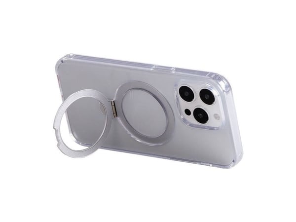 Veske Joyroom JR-BP004 magnetisk beskyttende telefonveske med holder Apple iPhone 15 gjennomsiktig