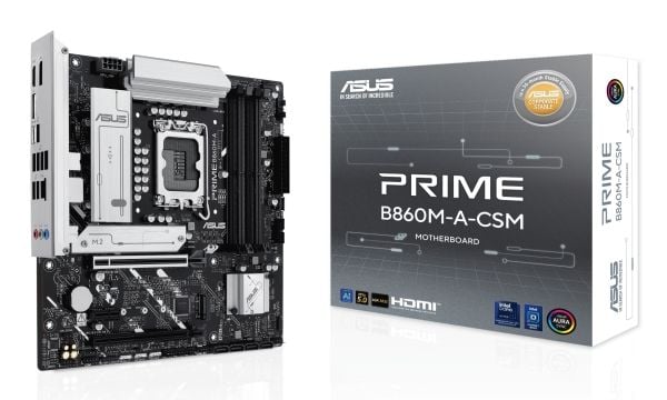 ASUS PRIME B860-PLUS-CSM - Hovedkort - ATX - LGA1851-sokkel - B860 Chipset - USB-C 3.2 Gen 2x2, USB 3.2 Gen 2, USB 3.2 Gen 1, USB-C 3.2 Gen 1 - 2.5...
