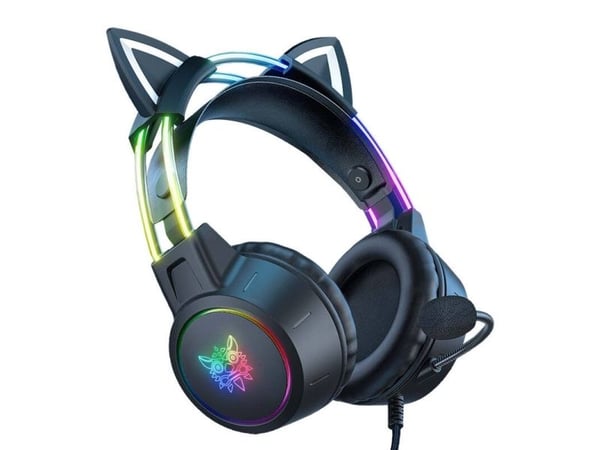 ONIKUMA X15 PRO gaming-hodetelefoner Cat (svart)