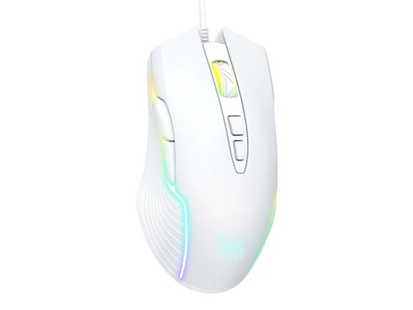 Onikuma ONIKUMA CW905 gamingmus med kabel RGB - hvit