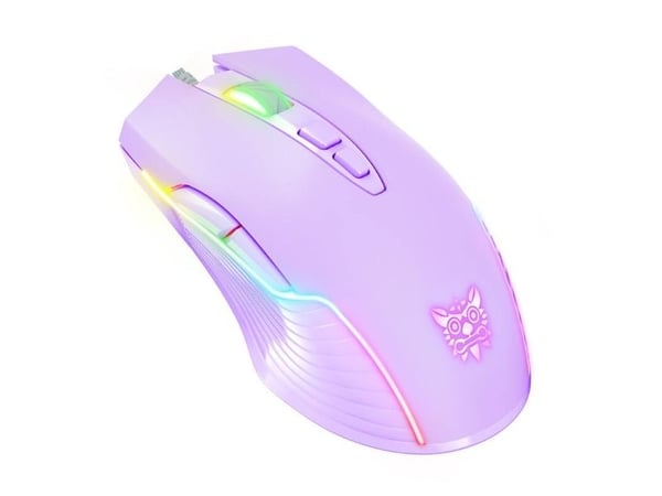 Onikuma gamingmus ONIKUMA RGB CW905 lilla