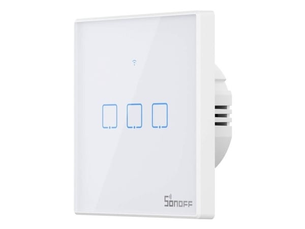 SONOFF T2EU3C-TX älykäs kosketus wlan-valokytkin 3 painiketta