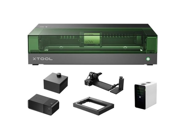 xTool lasergravør 2-i-1 xTool S1 40W - All-in-One-sett (svart)