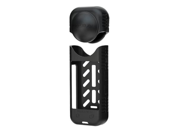 SunnyLife silikonfodral + linskydd till Insta360 X4 (svart)