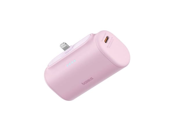 Powerbank OS-Baseus Compact IP 5000mAh 20W (vaaleanpunainen)