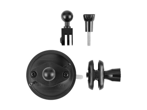 PULUZ sugekoppfeste for sportskameraer (sort) (PU545B)