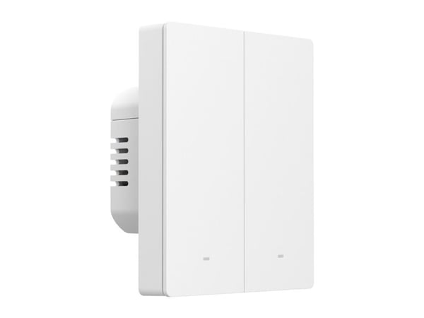 Älykäs seinäkytkin M5-2C-80W Matter (2-kanavainen, runkoon)