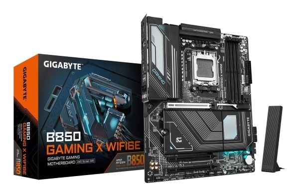 Gigabyte B850 GAMING X WIFI6E - Hovedkort - ATX - Socket AM5 - AMD B850 Chipset - USB-C 3.2 Gen 2x2, USB-C 3.2 Gen2, USB 3.2 Gen 2, USB 3.2 Gen 1 -...