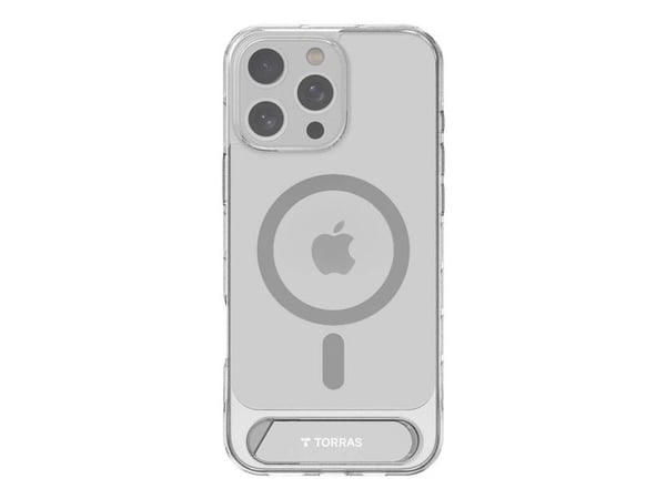 Torras Pstand-sarjan kotelo iPhone 16 ProMax (läpinäkyvä)