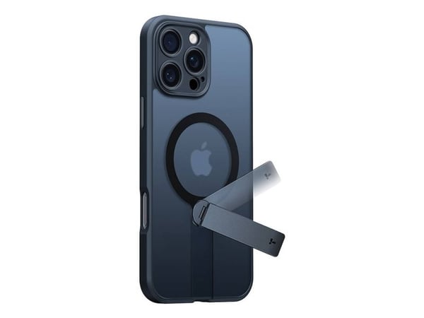 Torras Pstand Spin kotelo iPhone 16 Pro (musta)