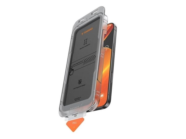 Torras integritetsskyddsglas för iPhone 16 Plus (Torras Install Master Privacy)