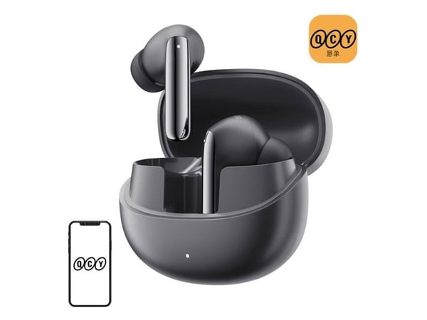QCY TWS-hodetelefoner MeloBuds Pro HT08, ANC (svart)