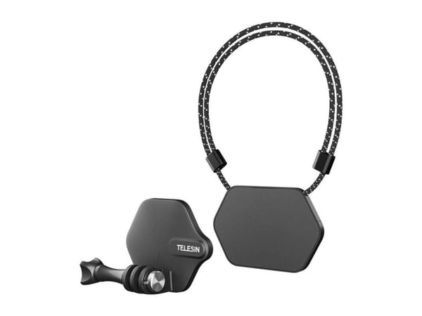 Telesin 4-i-1 halsrem magnetisk hurtigfeste til GoPro / SJCAM / Xiaomi / DJI / TE-MMK-001