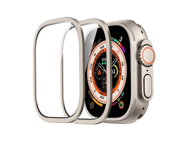 Beskyttelsessett for Apple Watch Ultra ESR 49mm (etui + glass) (titan)