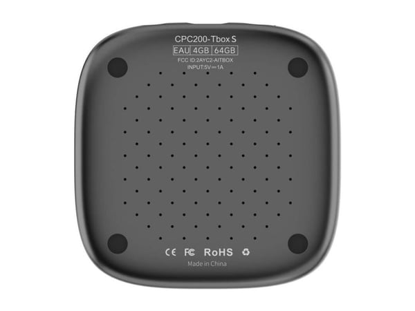 Carlinkit CPC200-Tbox S 4+64GB trådløs adapter for Apple CarPlay / Android Auto, svart