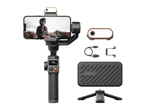 iSteady M6 KIT + Lampe LED AI VISION + Stativ