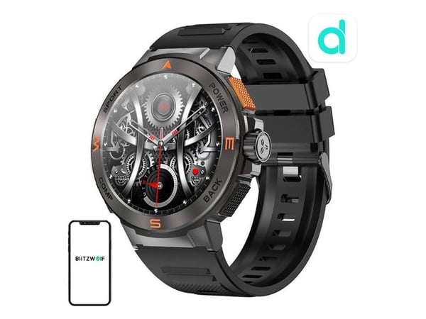 Blitzwolf smartwatch BW-AT5 AMOLED 1,43" IP67 Bluetooth 5.3 (svart)