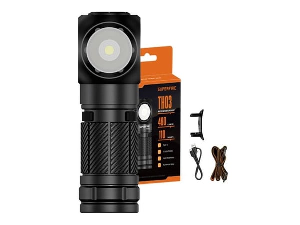 Superfire - Lommelygte - LED - 5-modus - 5 W