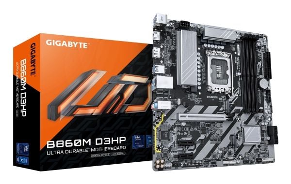 GIGABYTE B860M D3HP, Intel, LGA 1851 (Socket V1), Intel Core Ultra (Sarja 1), Intel Core Ultra (Series 2), LGA 1851, DDR5-SDRAM, 256 GB