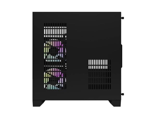 Darkflash FT350 chassi + 5 aRGB-fläktar (svart)