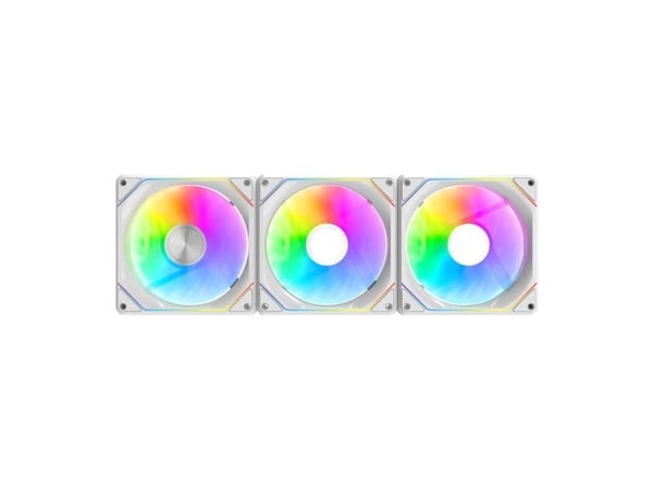 Darkflash Gauss G24 3-in-1 PC-tuuletin (valkoinen)