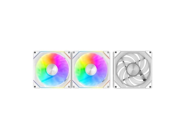 Darkflash Gauss G24 3-in-1 PC-tuuletin (valkoinen)