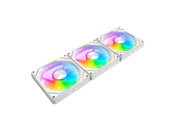 Darkflash Gauss G24 3-in-1 PC-tuuletin (valkoinen)
