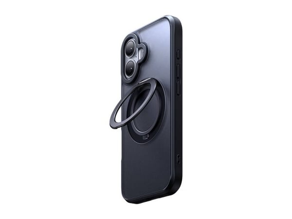 Etui McDodo PC-4931 MagSafe dla iPhone 16 Plus z stojakiem (sort)