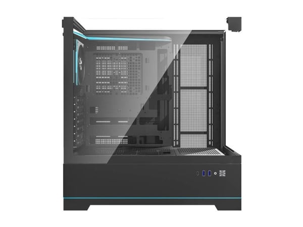 Darkflash DY450 PRO ARGB chassi svart
