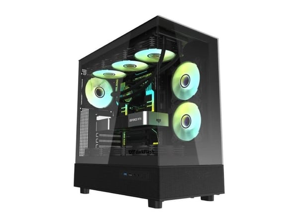 Darkflash DPX90 ARGB chassi svart