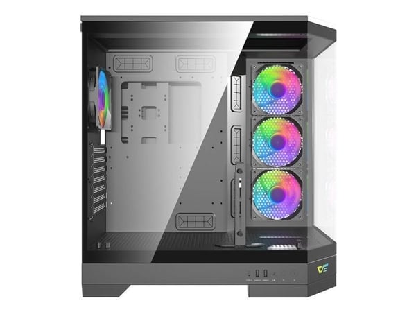Darkflash DQX90 PC-kabinett (svart) m. vifte