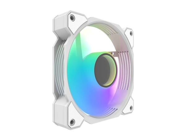 Darkflash-vifte Darkflash DR08 3-i-1 kjølevifte (hvit)