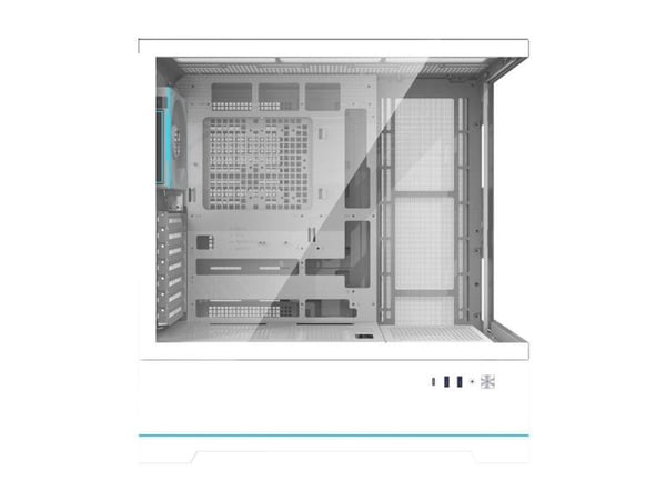 Darkflash DY451 PRO PC-kotelo tuulettimella (valkoinen)