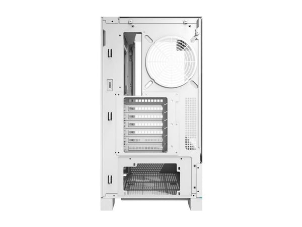 Darkflash DY450 tuulettimeton PC-kotelo (valkoinen)