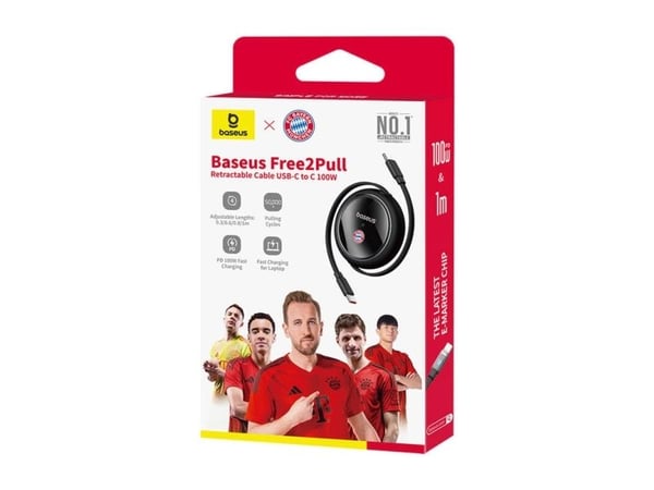 Baseus USB-C til USB-C-kabel 0,35 m svart (P10364500113-Z2)