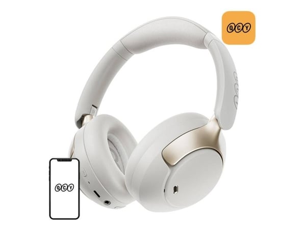 QCY H3 Pro trådlösa hörlurar (vit)