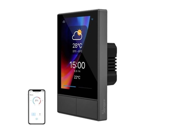 SONOFF WiFi Smart Control Panel NSPanel-US (musta, 120mm)